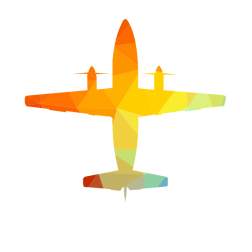 World War 2 airplane silhouette