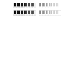 Piano keys