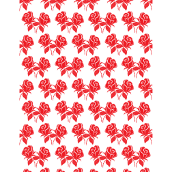 Red roses seamless pattern background