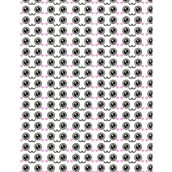 Seamless pattern background avatar smiles