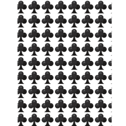 Clover symbols seamless pattern
