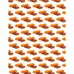 Hazelnuts seamless pattern background