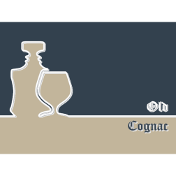 Old cognac vector background