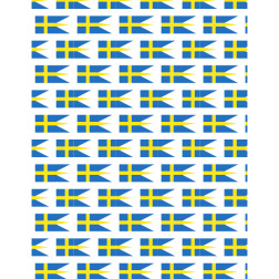 Swedish flag seamless pattern