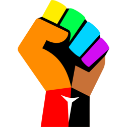 Bright Philadeplhia Pride Fist