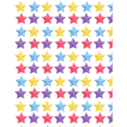 Colorful stars seamless pattern