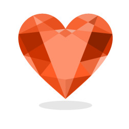 Diamond heart