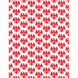 Turkey crest seamless pattern