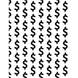 Dollar symbol seamless pattern
