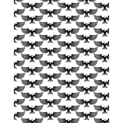 Eagle wings seamless pattern