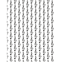 Treble clef seamless pattern