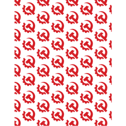 USA communist party symbol seamless pattern