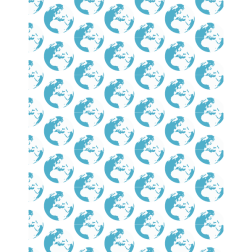 World globe seamless pattern