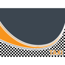 Taxi sign background