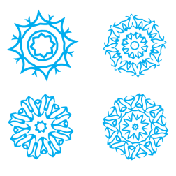 Geometric shape decorations