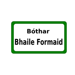 Ballyfermot Road sign.