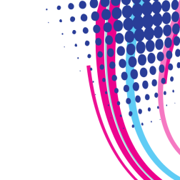Blue halftone colored lines