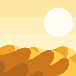 Dry desert