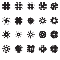 Shape collection clip art