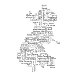 Map of Dublin county