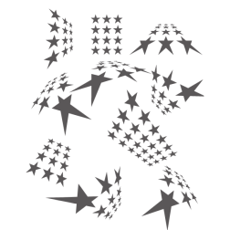 Stars pattern shape