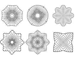 Decorations for coloring