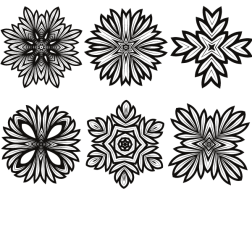 Rosettes for coloring