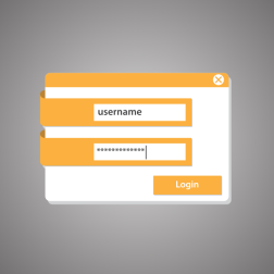 Username and password