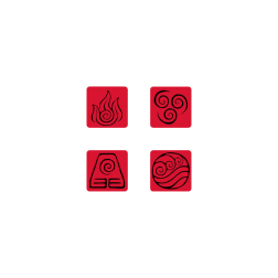 Avatar the last airbender all the four elements