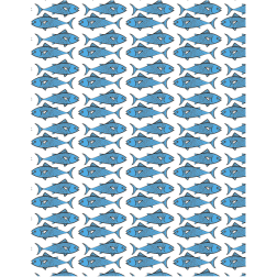 Fish seamless pattern background
