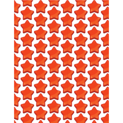 Red star seamless pattern