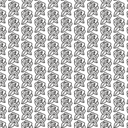 Rose flower seamless pattern