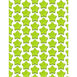 Star green seamless pattern