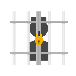 Prisoner icon symbol