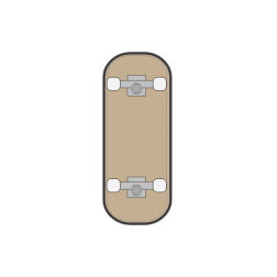 Popsicle Skateboard underside