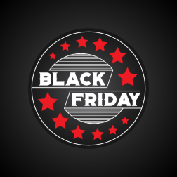 Black Friday sale sticker