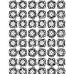 Seamless pattern with tribal symbols