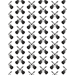 Guitars seamless pattern