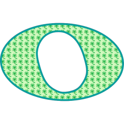 Whole note in green color