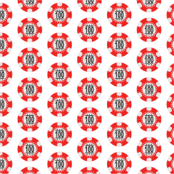 Casino tokens theme pattern