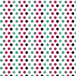 Polka dotted seamless pattern background