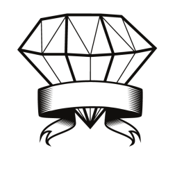 Ribbon and diamond