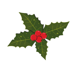 Floral decoration with red berries