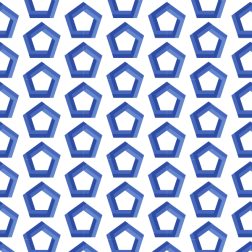 Impossible shape seamless pattern