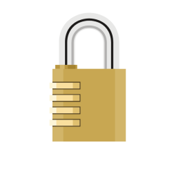 Padlock with code
