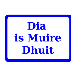 Irish greetings sign Hello reply