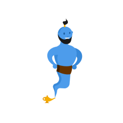 Genie from the lamp