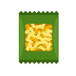 Pasta in a bag