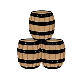 Wine barrels