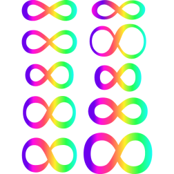 10 Neon Autism Infinities
